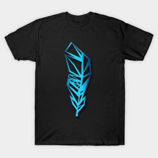 Blue Bird Feather T-Shirt